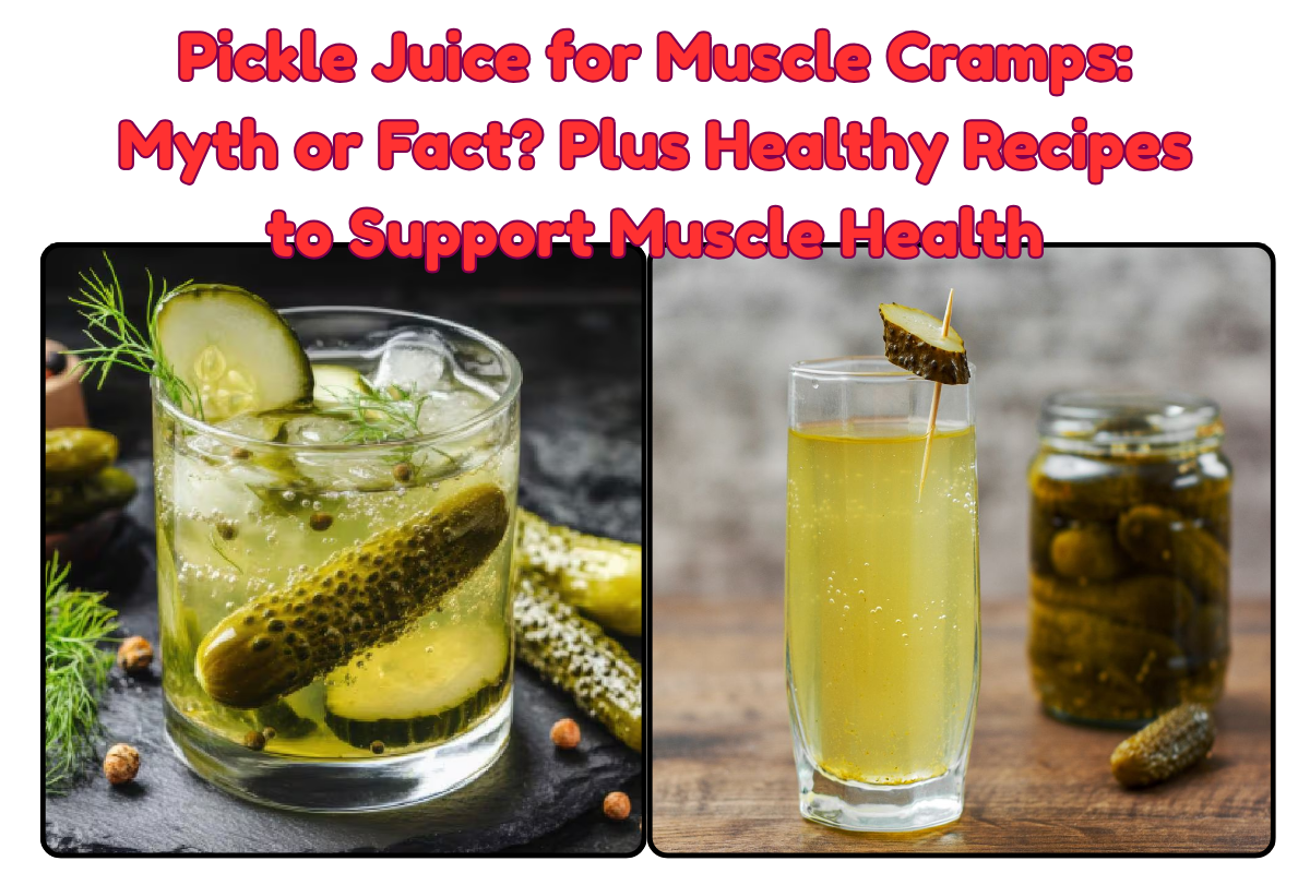 Pickle Juice for Muscle Cramps Myth or Fact Plus Healthy Recipes to Support Muscle Health